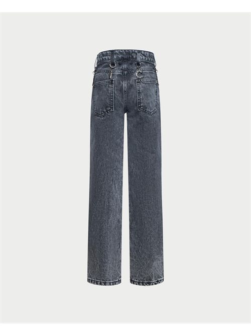 John Richmond girls' jeans with charms JOHN RICHMOND | RGA25168JEDENIM GREY MEDIUM